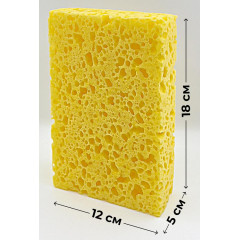 Губка DETAIL CS (Car Sponge) пенополиуретан автомобильная крупнопористая DT-0166