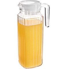 Кувшин стекло LORAINE с крышкой, 1,15л (26868)