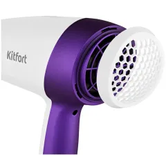 Фен Kitfort КТ-3216, 1800 Вт, белый-фиолетовый (9814334)
