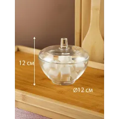 Сахарница стекло ОСЗ «Симпатия», 400 мл. (2835125)