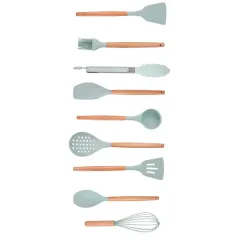 Набор кух. принадлежностей KELLI KL-01123, 10 пр., мятный