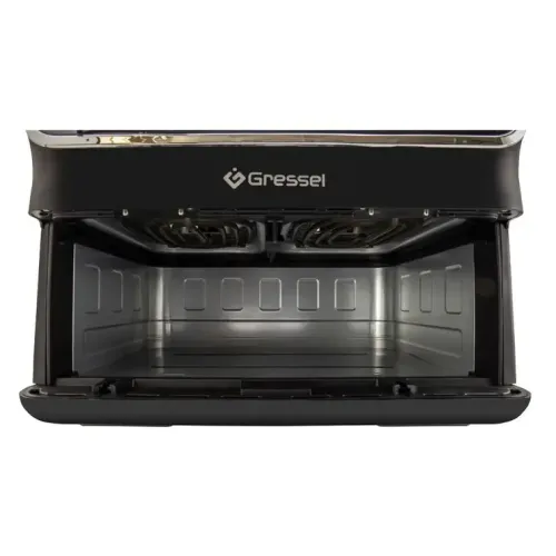 Аэрогриль GRESSEL GAF-1825, 2 чаши, черный