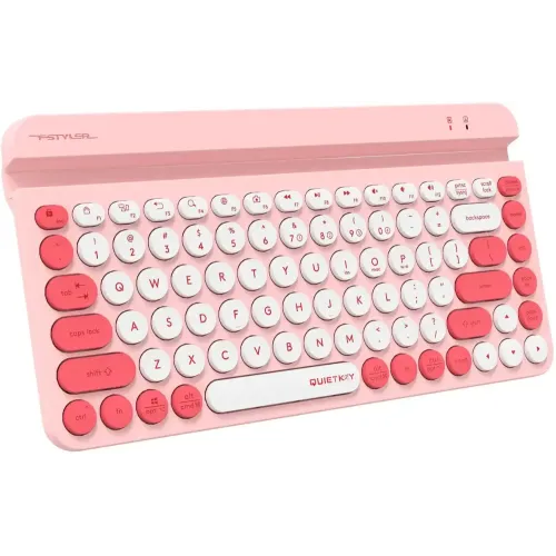 Клавиатура A4 Fstyler FBK30 розовый (*7)