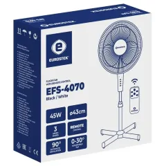 Вентилятор напольный Eurostek EFS-4070 White (с ПДУ)