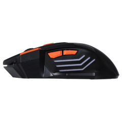 Мышь SunWind SW-M715GW черный/оранжевый