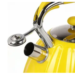 Чайник со свистком Daniks GS-04611Y, индукция, желтый., 3 л.(438336)