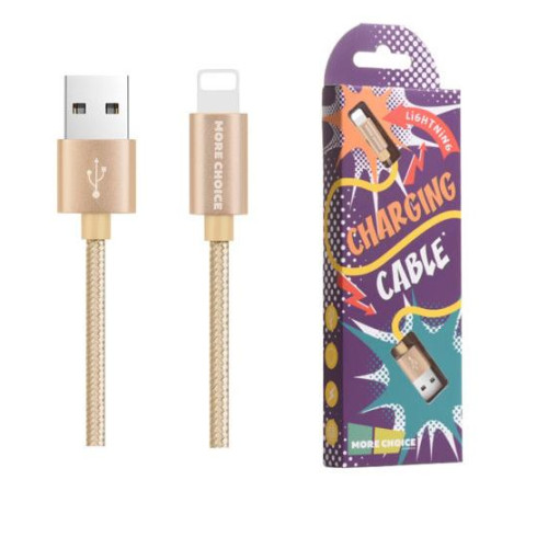 Кабель USB 2.0 A вилка - 8pin 1 м Rapid K11i (Gold)