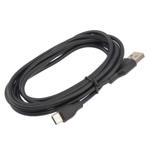 Кабель USB 2.0 A вилка - Type C 2 м  Vixion VX-02c PRO черный