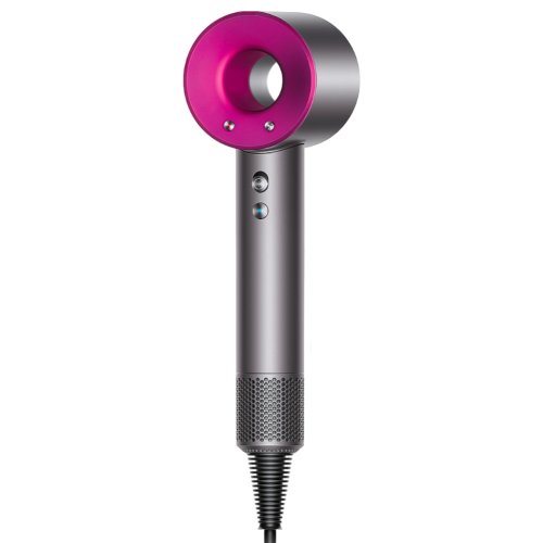 Фен Hair Dryer, проф., 5 магнт.насадок, розовый (фуксия) с креплением
