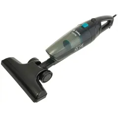 Пылесос вертикальный DELTA DL-0855 черный с бирюзовым