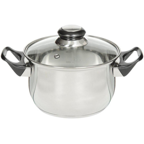 Кастрюля Daniks, DNN1, нерж., 1,9 л. (SD-A19-16/SD-A19-6-16)(312268)