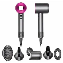 Фен Hair Dryer, проф., 5 магнит. насадок, розовый (HD15)(*7)