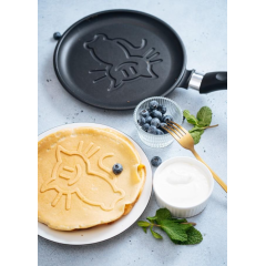 Сковорода блинная НЕВА МЕТАЛЛ 6222К (Кот), 22 см