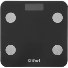 Весы напольные электронные умные Kitfort КТ-805 черный