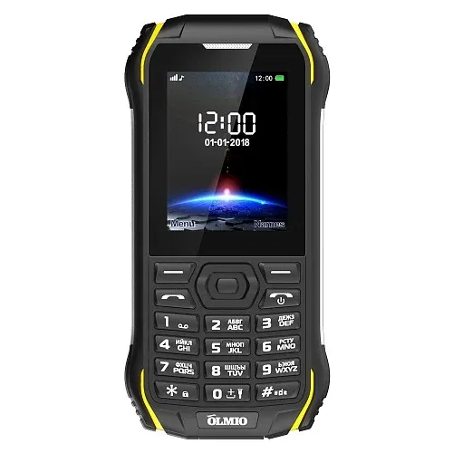 Сотовый телефон Olmio X05 черно-желтый (*9)