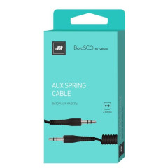 Кабель Jack вилка - Jack вилка 2 м Borasco витой черный