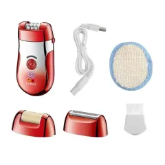 Эпилятор MEYOR KEMEI KM-908A, 3 в 1, красный (922497549)