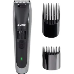 Машинка для стрижки VITEK VT-2588 черная/серая (акб)