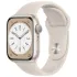 Смарт-часы Apple Watch 8 GPS Starlight Aluminum Case with Midnight Sport Band 45mm сияющая звезда