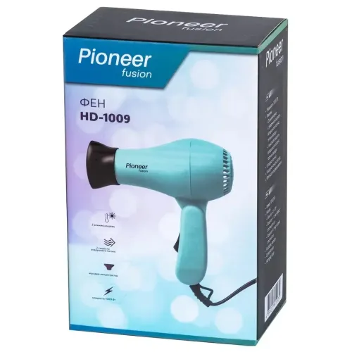 Фен PIONEER HD-1009 бирюзовый