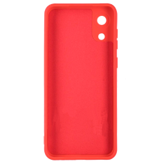 Бампер Samsung Galaxy A03 Core (A032) ZIBELINO Soft Matte с микрофиброй красный