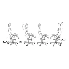 Кресло игровое Zombie VIKING KNIGHT Fabric малиновый Light-15 