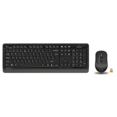 Клавиатура + Мышь A4 Fstyler FG1010  клав:черный/серый мышь:черный/серый USB Multimedia (*7)