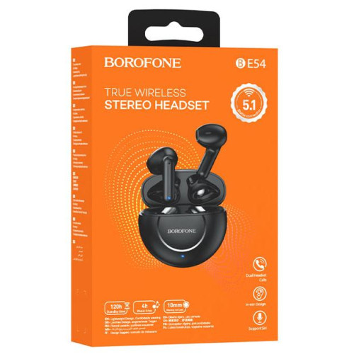 Гарнитура Bluetooth Borofone BE54 черный