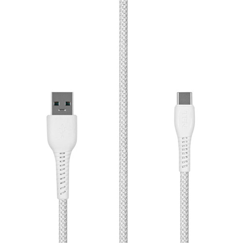 Кабель USB 2.0 A вилка - Type C 1 м TFN-CUSBCUSB5A1MWH белый