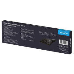 Клавиатура Maxvi KWS-01 Black беспроводная