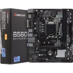 М/П SOC-1200 Biostar B560MX-E PRO RTL Soc-1200, Intel B560, 4xDDR4-3200, D-SUB+DVI