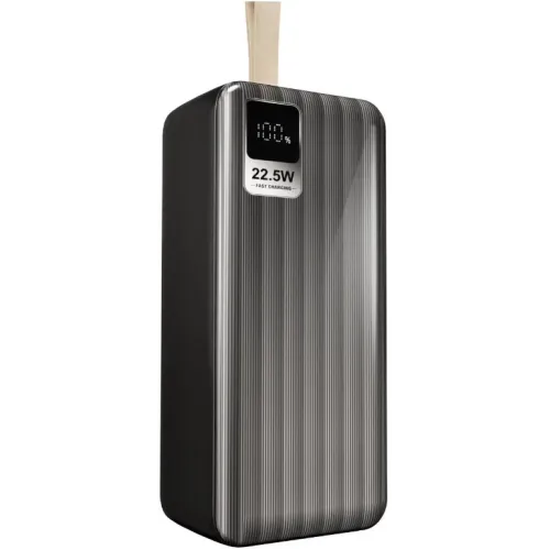 Повербанк 40000 мАч Gurdini Speed Seris LCD+PD 20 W+ QC 22,5W 2 USB Type C