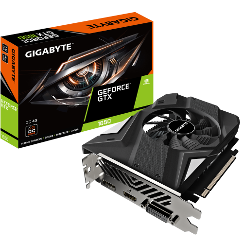 Видеокарта Gigabyte PCI-E GTX1650 4GB GV-N1656OC-4GD