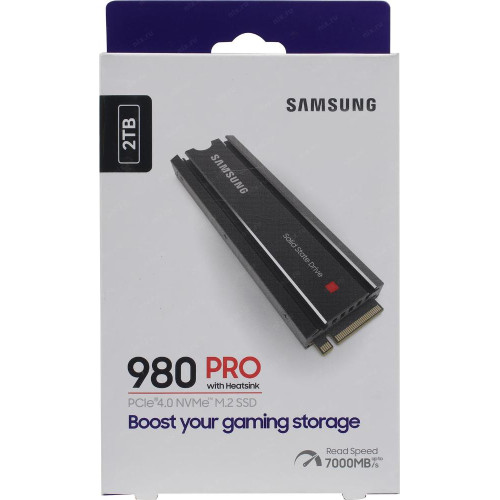 SSD М.2 2048Gb Samsung  980 PRO с радиатором M.2 PCI-E 4.0 MZ-V8P2T0CW