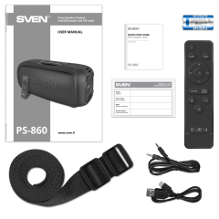 Акустика портативная SVEN PS-860 черный