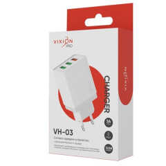 СЗУ Vixion VH-03 3.0A QC3.0 18W PRO белый