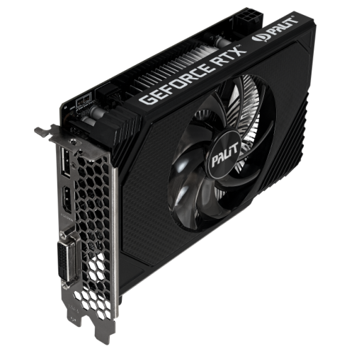 Видеокарта Palit PCI-E 4.0 PA-RTX3050 STORMX NV RTX3050 8192Mb 128 GDDR6 1552/14000/HDMIx1/DPx3/HDCP NE63050018P1-1070F