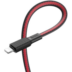 Кабель USB 2.0 A вилка - 8pin 1 м HOCO X69 Black Red