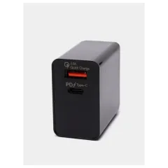 СЗУ More choice 2USB 3.0A PD 20W+QC3.0 NC71Si черный