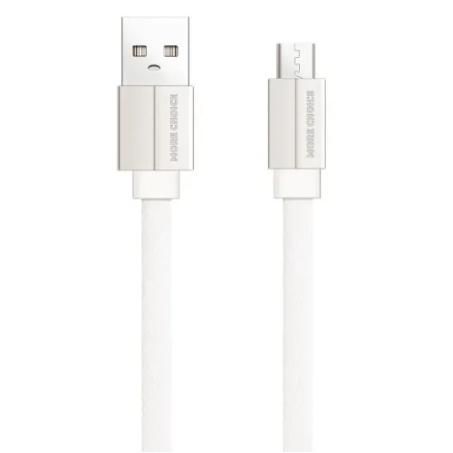 Кабель USB 2.0 A вилка - microUSB 1 м More choice K20m White