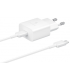 СЗУ Samsung 15W Type-C + кабель белый