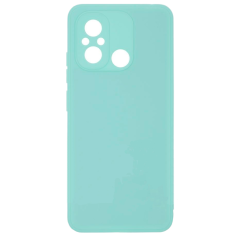 Бампер Xiaomi Redmi 12C 4G/11A/Poco C55 ZIBELINO Soft Matte мятный с микрофиброй
