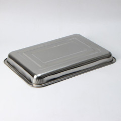 Противень NN, нерж., прямоугольный, 39,5х29,5х4 см (9445840)