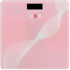 Весы напольные электронные Rion, Спорт, BB-501, розовые (467763)