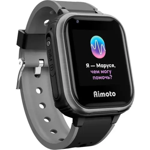 Смарт-часы AIMOTO IQ 4G с голосовым помощником Маруся черный
