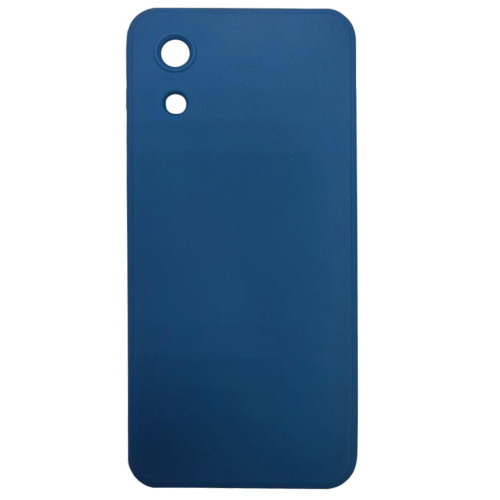 Бампер Samsung Galaxy A03 Core (A032) ZIBELINO Soft Matte с микрофиброй синий