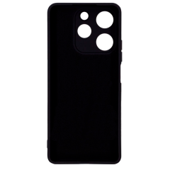 Бампер Tecno Spark 10 Pro 4G ZIBELINO Soft Matte черный с микрофиброй