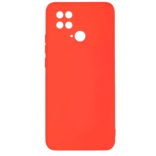 Бампер Xiaomi Poco C40 4G ZIBELINO Soft Matte красный с микрофиброй