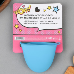 Прихватка Дорого внимание «Лучшая хозяйка», силикон,11х8,3 см, голубой (9210599)