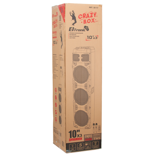 Акустика портативная ELTRONIC 30-17 CRAZY BOX
